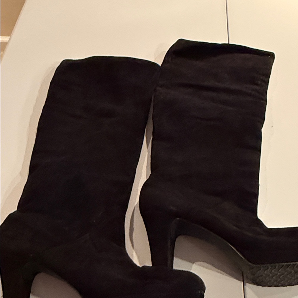 Umberto Raffini Black Heeled Boots